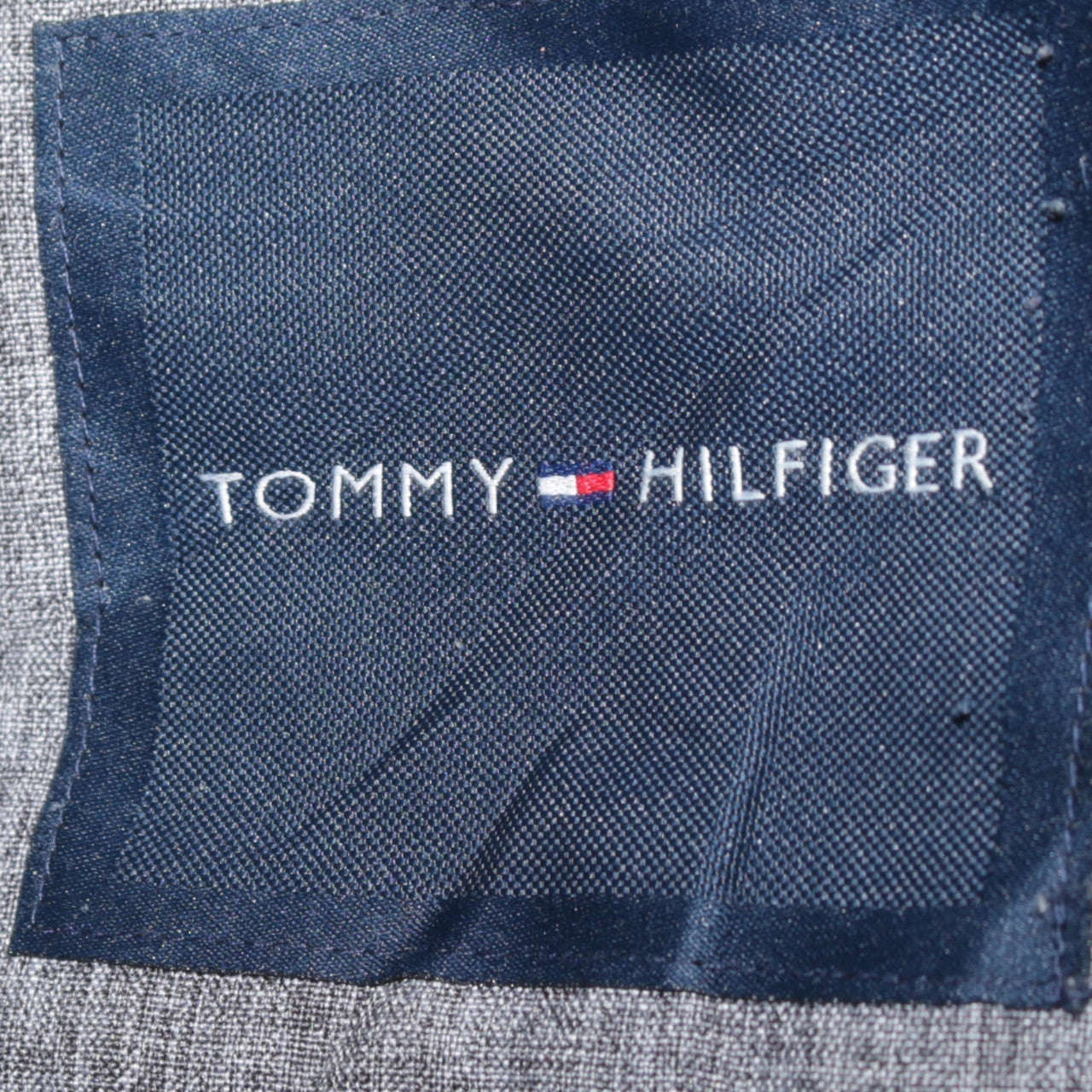 Tommy Hilfiger Men's Grey XL Windbreaker Hooded Jacket