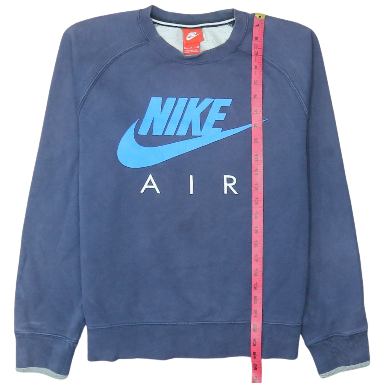 Nike Men's Blue Air Logo Pullover Sweatshirt Size M