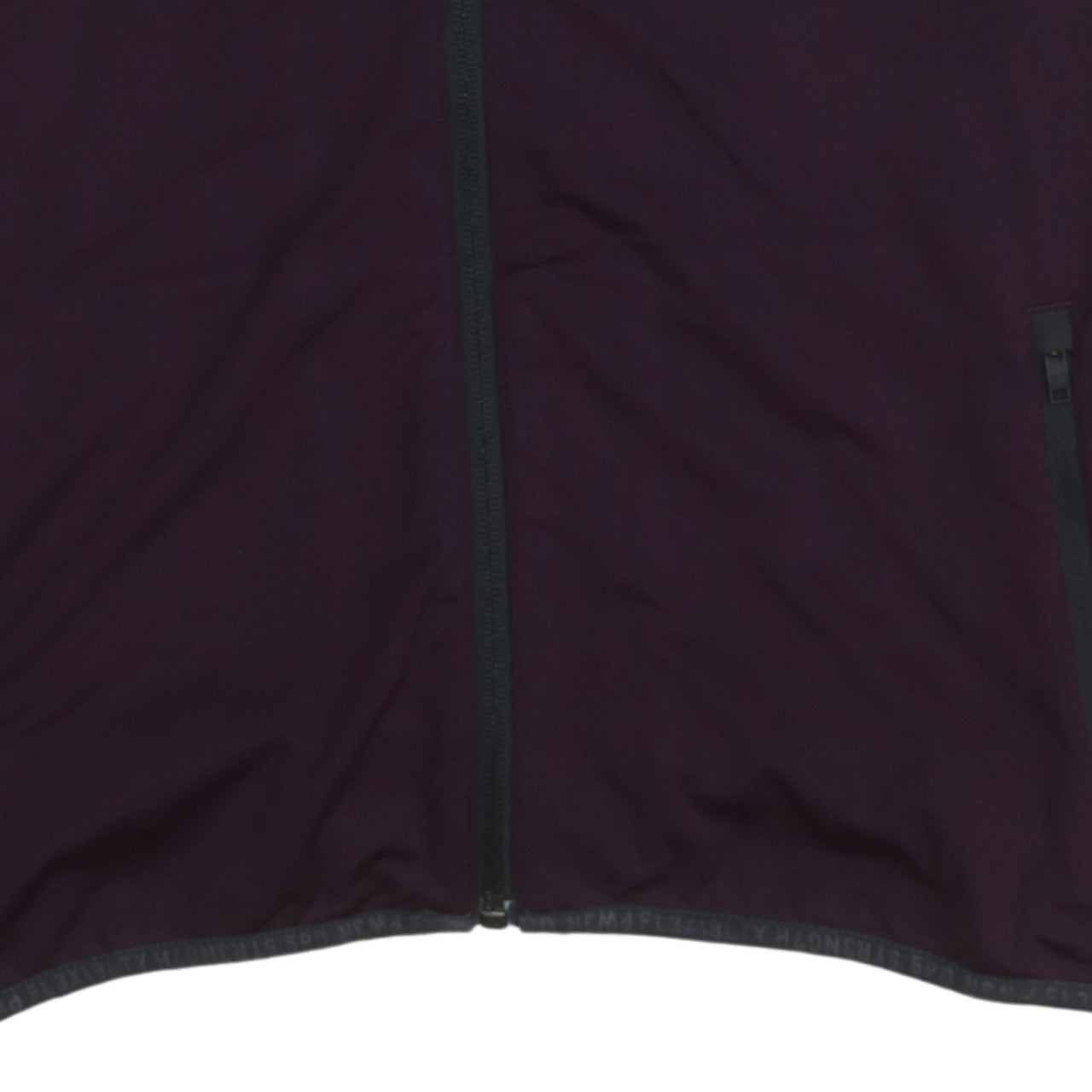 Reebok Womens Purple Black Full Zip Hoodie Size L Lightweight Sportswear