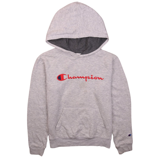 Champion Womens Grey Pullover Hoodie Large Relaxed Fit Athleticwear