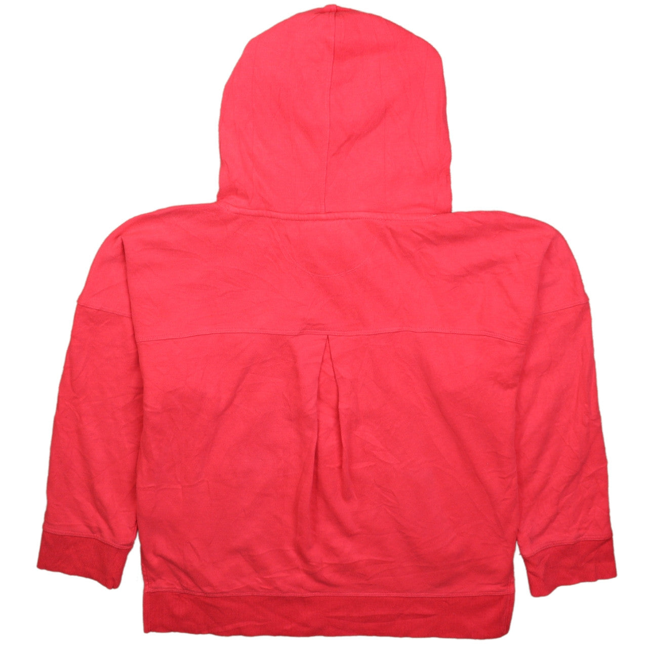 Calvin Klein Womens Pink Pullover Hoodie Small Cotton Logo