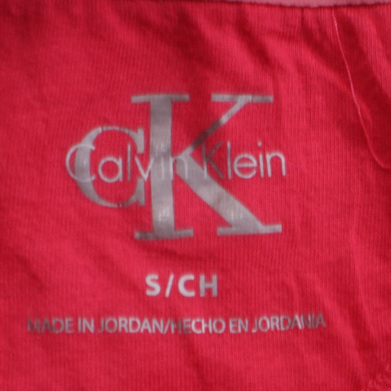 Calvin Klein Womens Pink Pullover Hoodie Small Cotton Logo