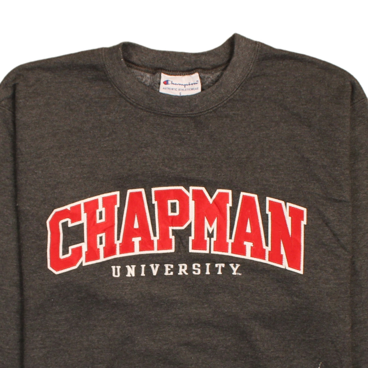Champion Men's Grey Chapman University Sweatshirt Size S Pullover