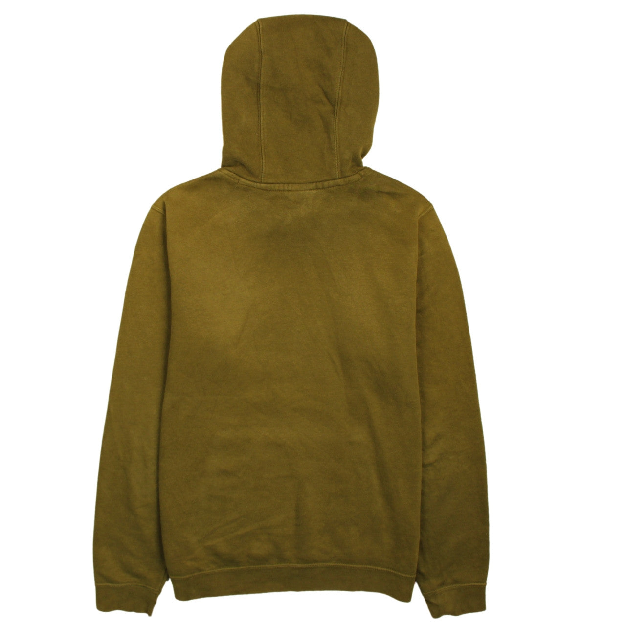 Nike Men's Green Pullover Hoodie S Regular Fit Logo Fleece