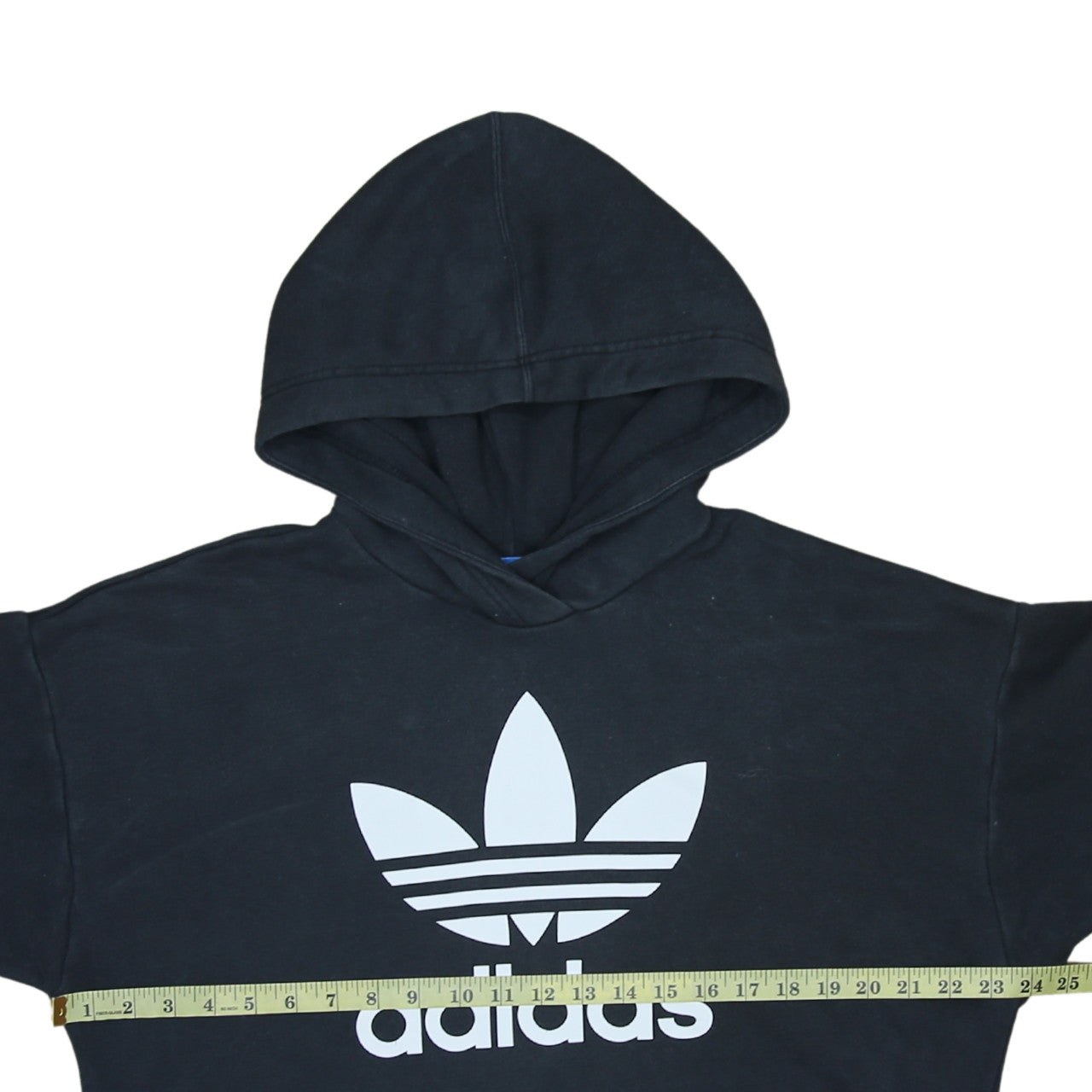 Adidas Mens Black Pullover Hoodie M Sports Retro Graphic Print