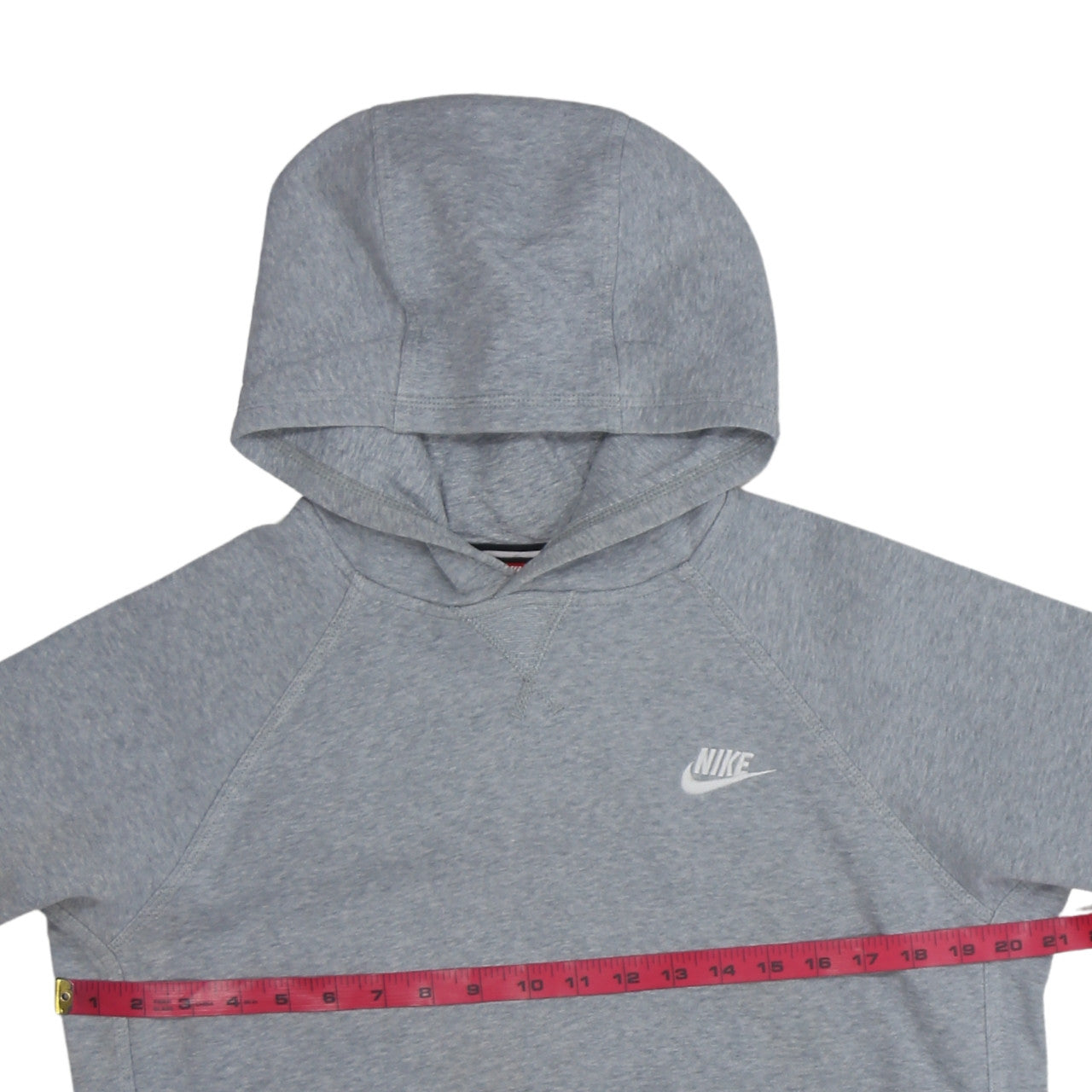 Nike Boys Grey Pullover Hoodie XL 13-15 Years Fleece Sweatshirt