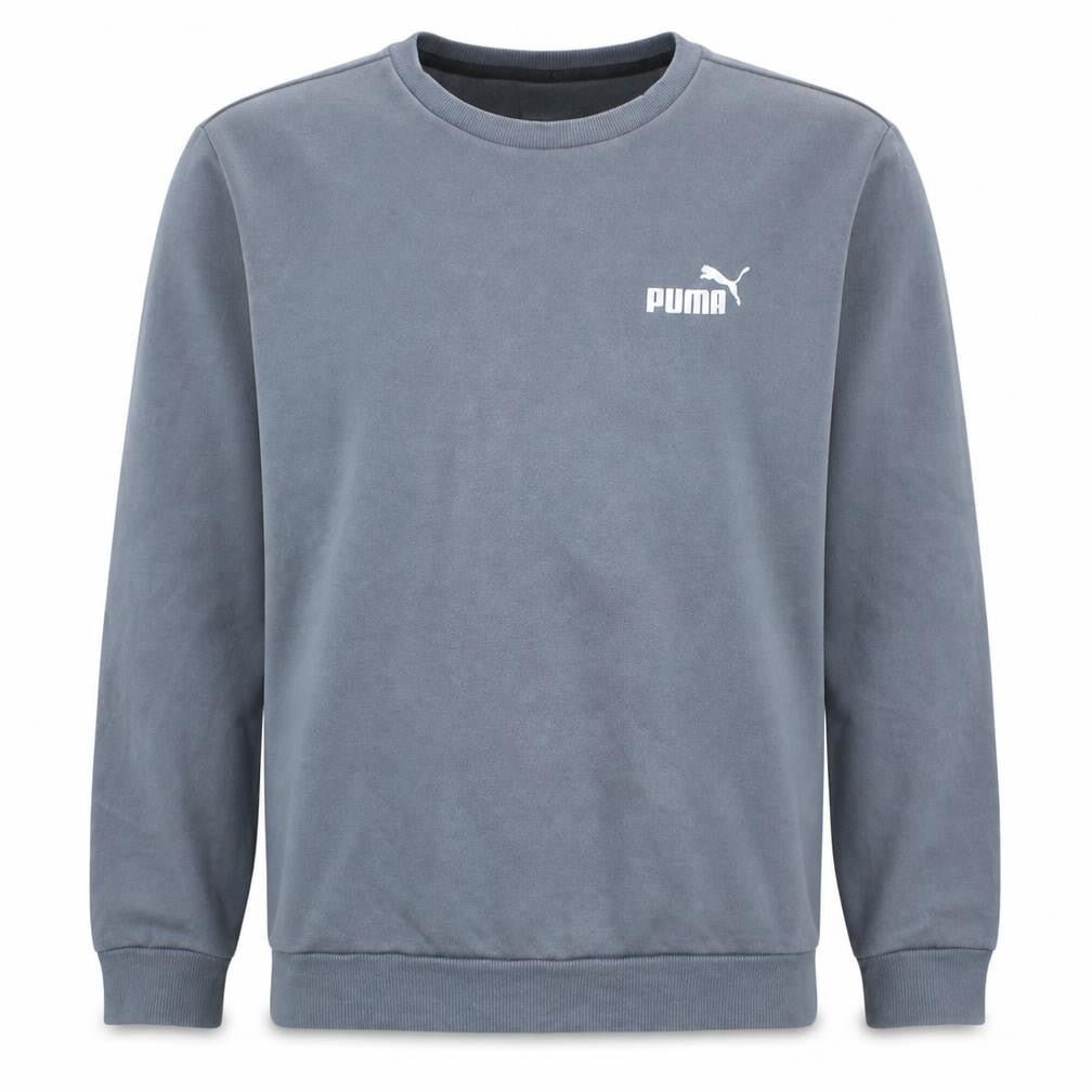 Puma Men's Grey Crew Neck Pullover Sweatshirt Size M