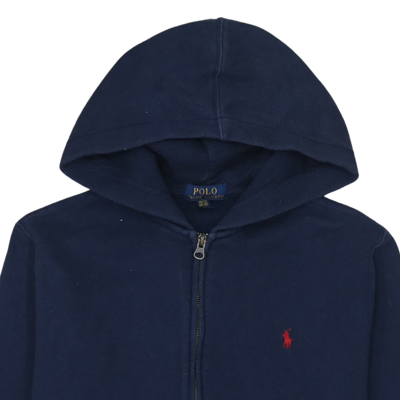 Polo Ralph Lauren Women's Navy Full Zip Hoodie XL Cotton Blend