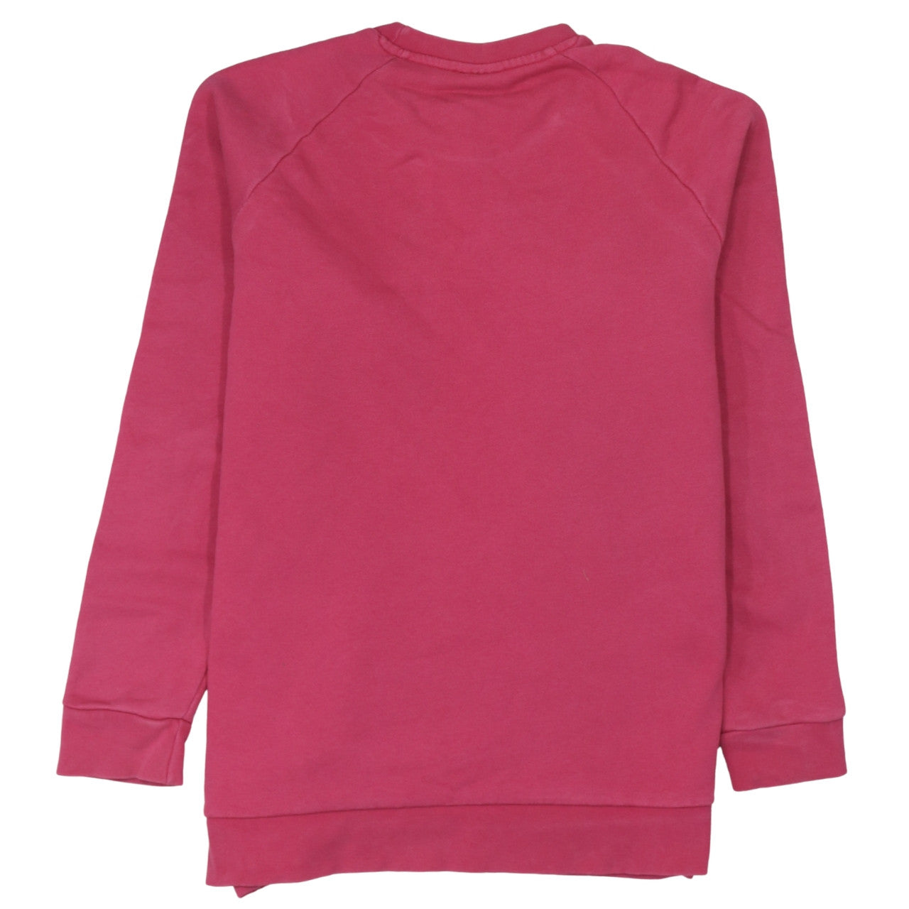 Adidas Mens Pink Crew Neck Pullover Sweatshirt M Cotton Casual