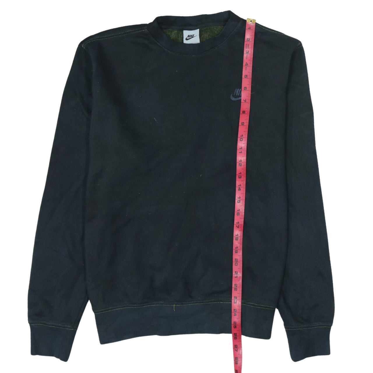Nike Men’s Black Crew Neck Fleece Sweatshirt Size M Regular Fit