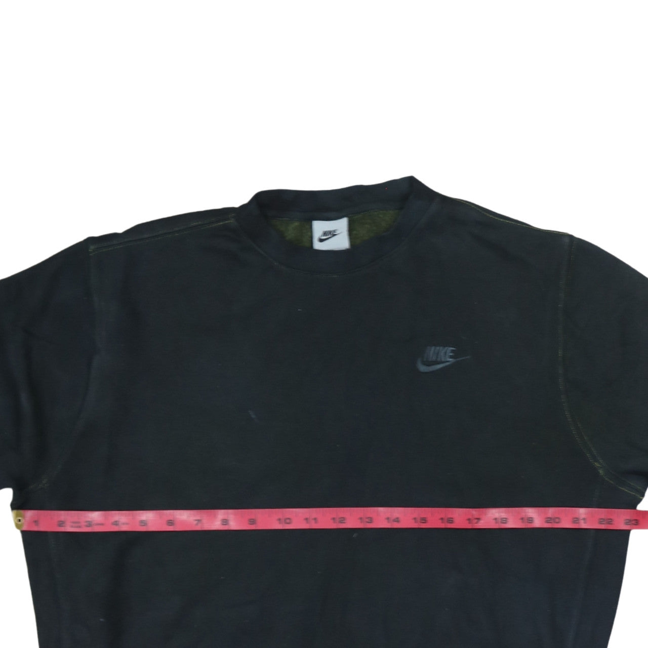 Nike Men’s Black Crew Neck Fleece Sweatshirt Size M Regular Fit