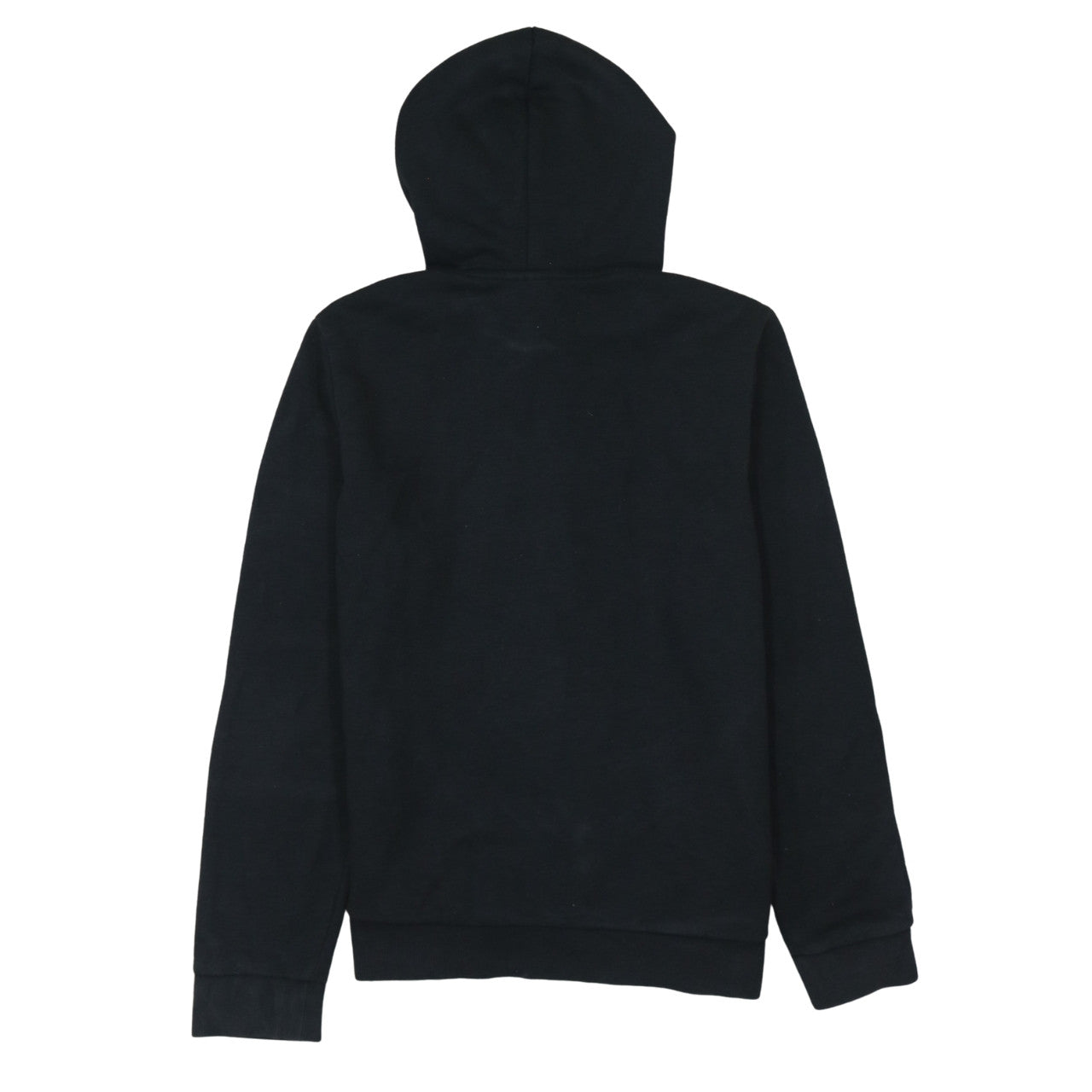 Adidas Womens Black Pullover Hoodie Size M 12-14 Logo Print