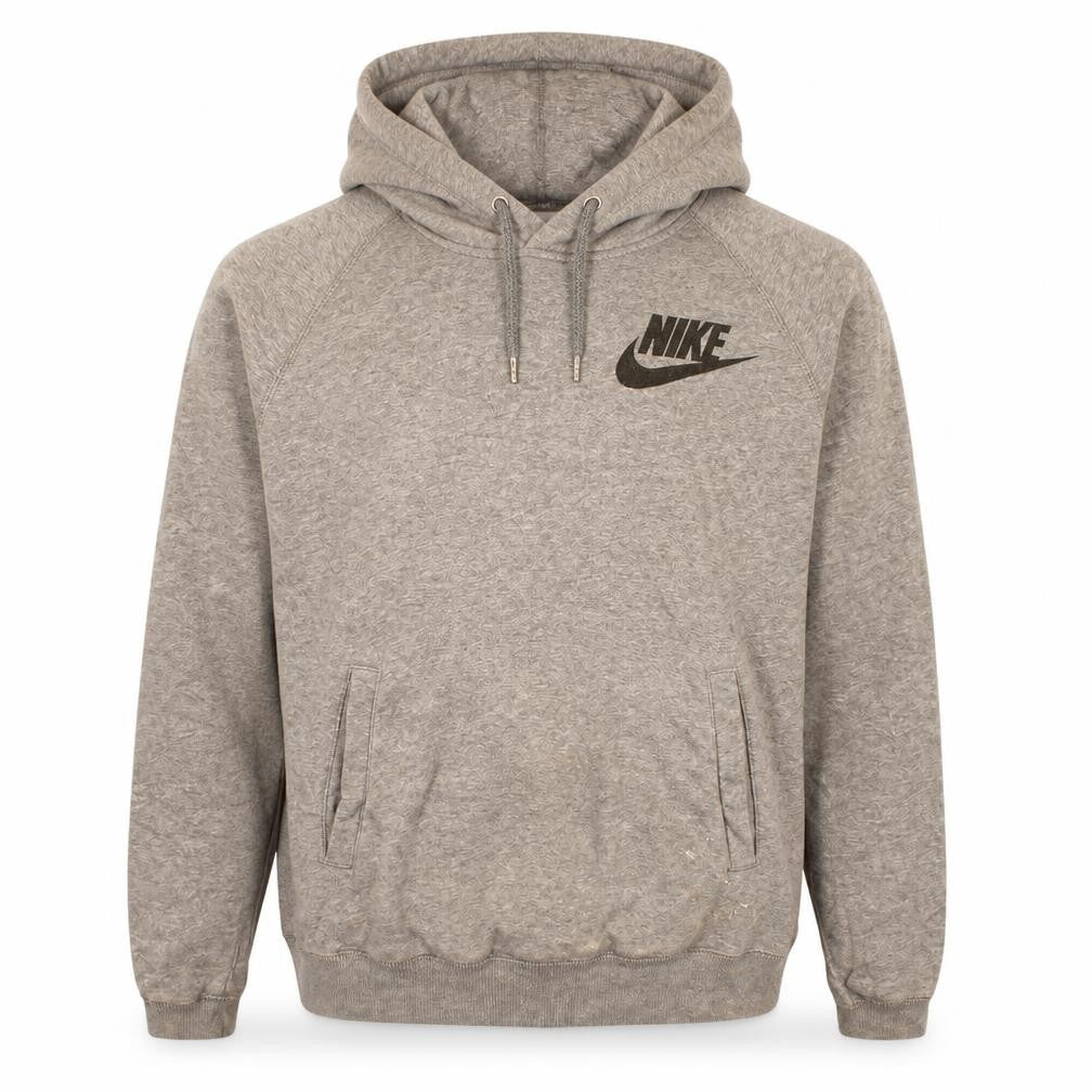 Nike Men's Grey Pullover Hoodie Medium Sports Style