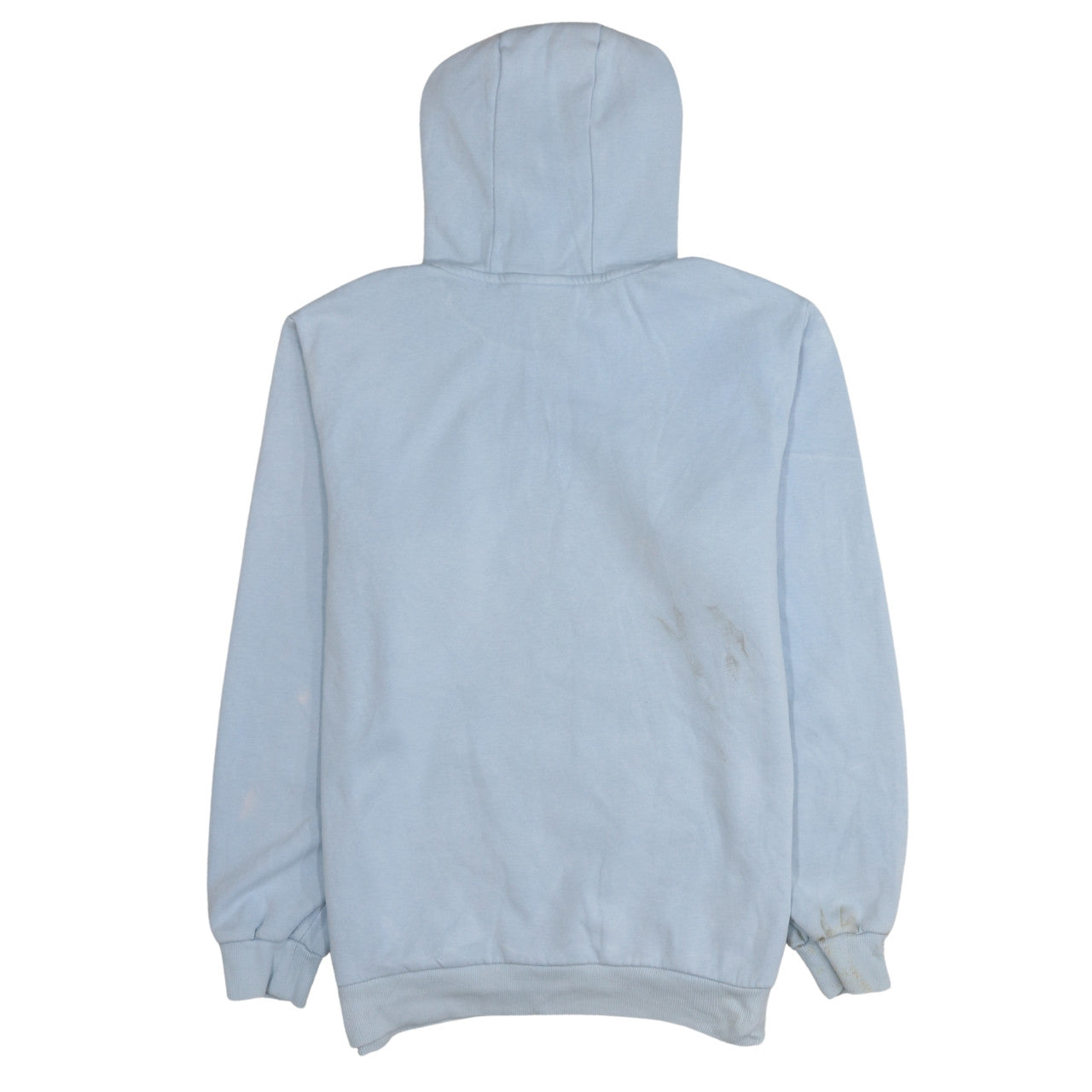Adidas Mens Blue Pullover Hoodie Medium Classic Logo Cotton Blend