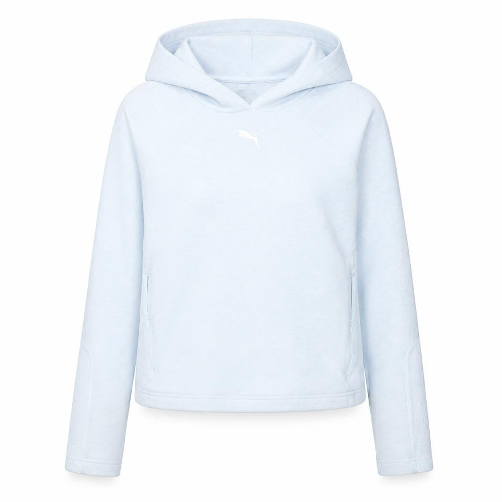 Puma Women Light Grey Pullover Hoodie Small Keeps You Dry
