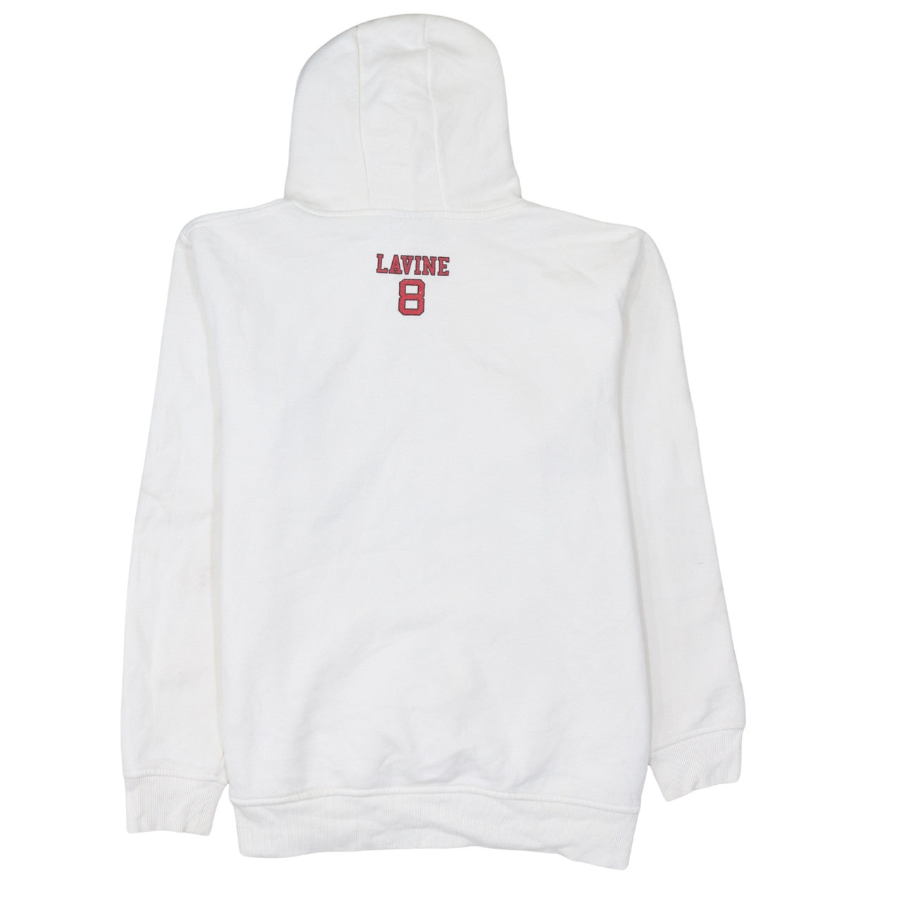 Primark NBA Men’s White 2XL Pullover Hoodie Chicago Bulls Logo Sweatshirt