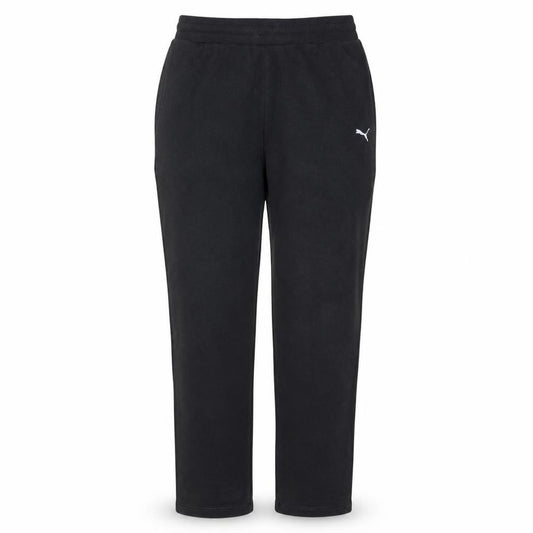 Puma Womens Black Medium Jogger Sweatpants Elastic Waist Activewear