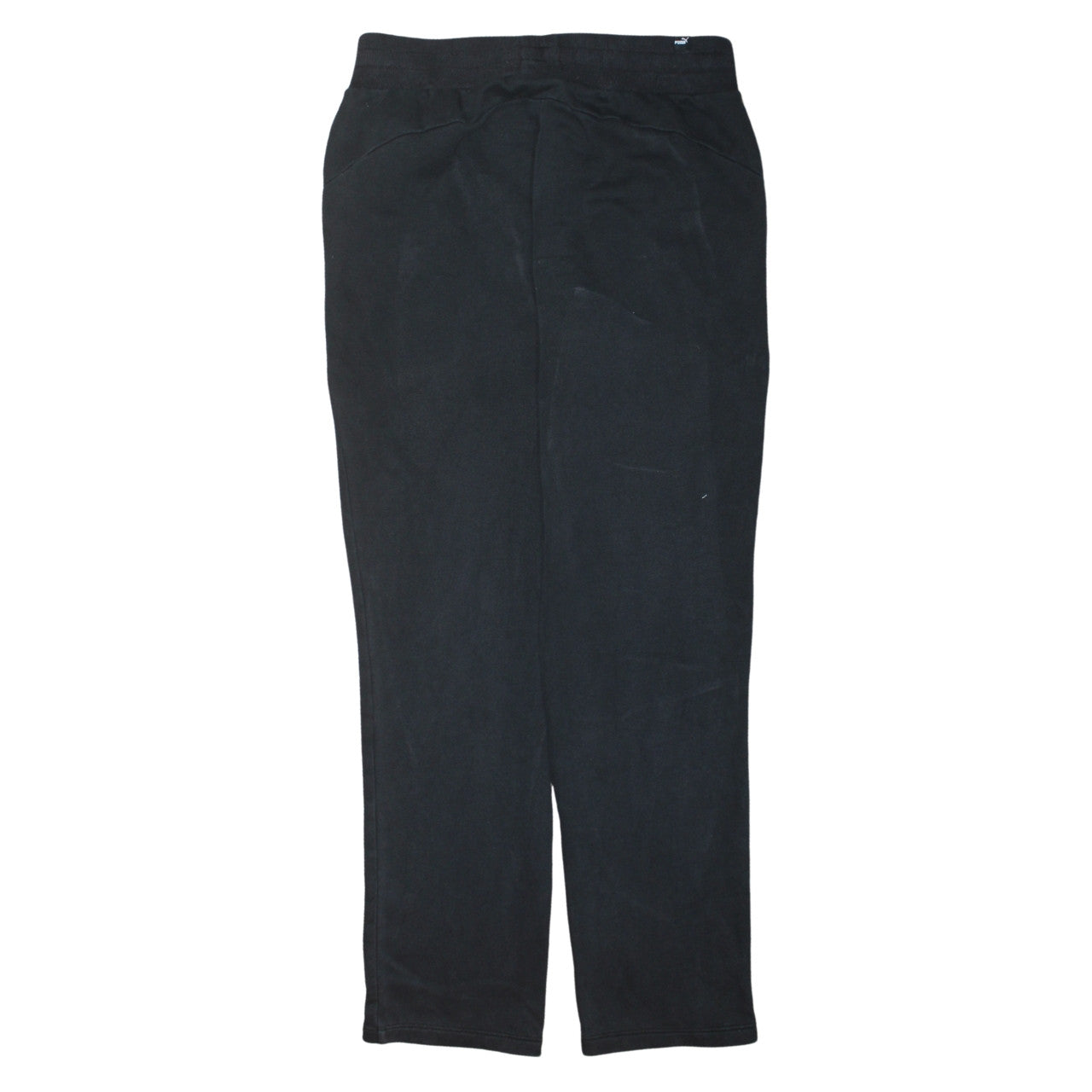 Puma Womens Black Medium Jogger Sweatpants Elastic Waist Activewear
