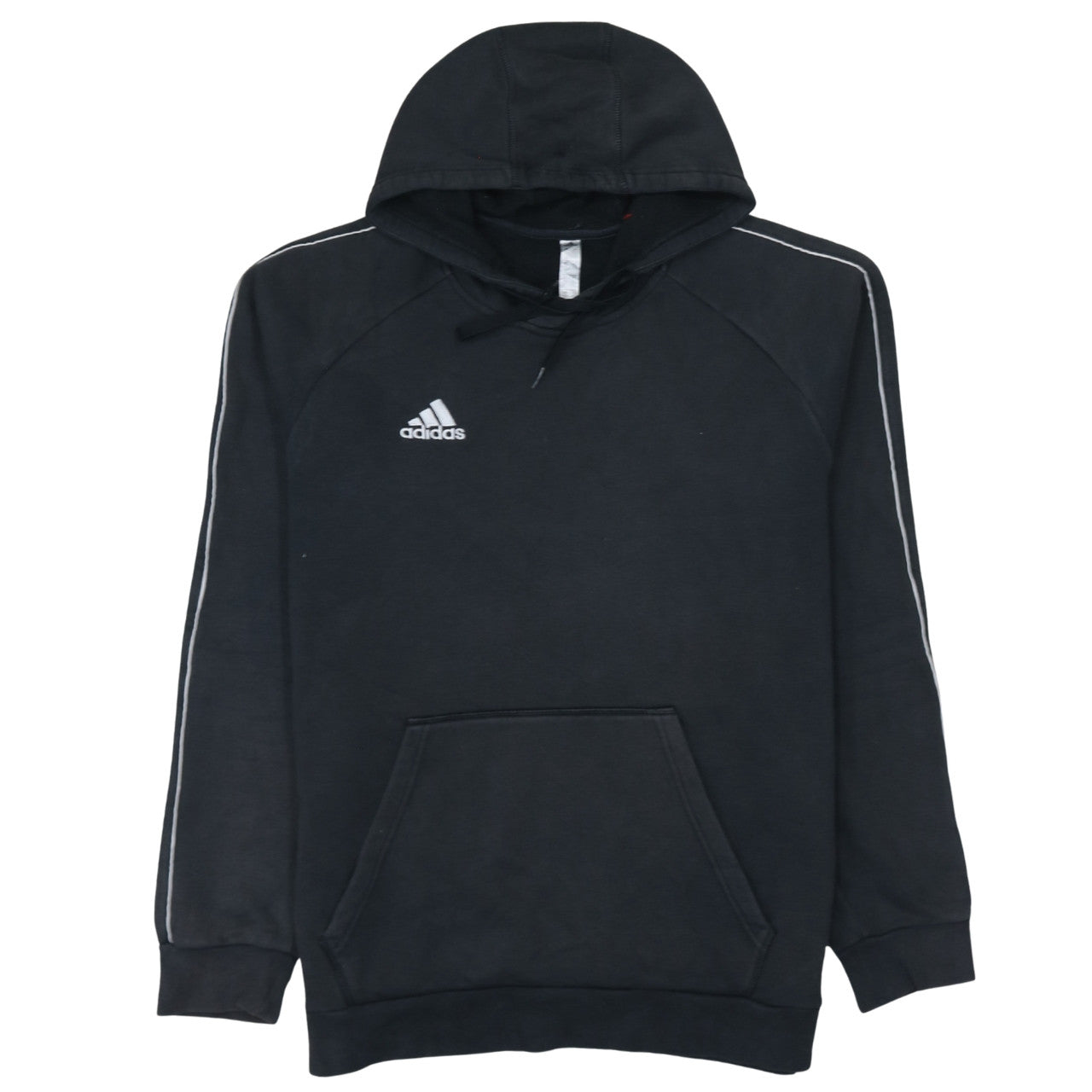 Adidas Men's Black Pullover Hoodie L Sports Fleece Sweatshirt