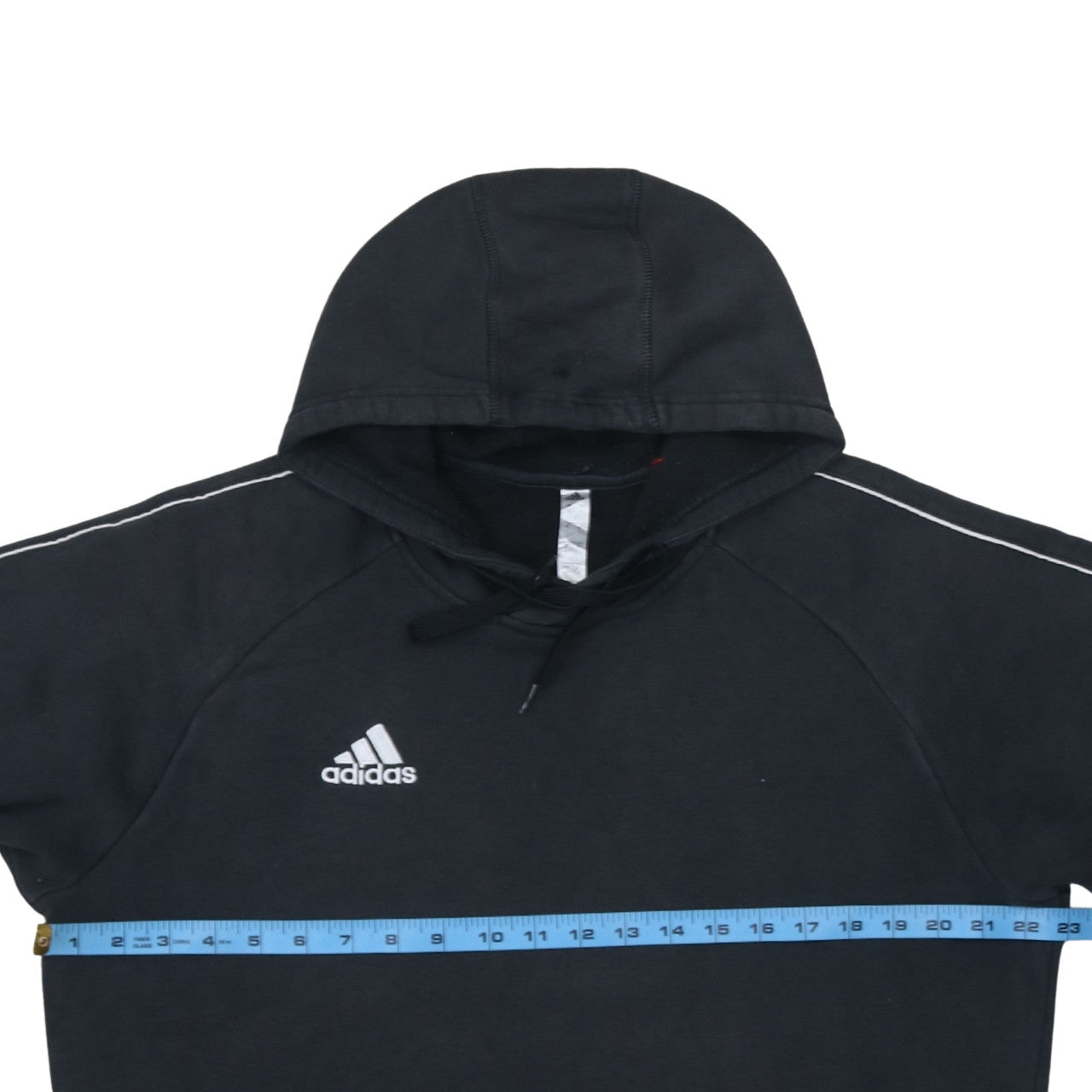 Adidas Men's Black Pullover Hoodie L Sports Fleece Sweatshirt