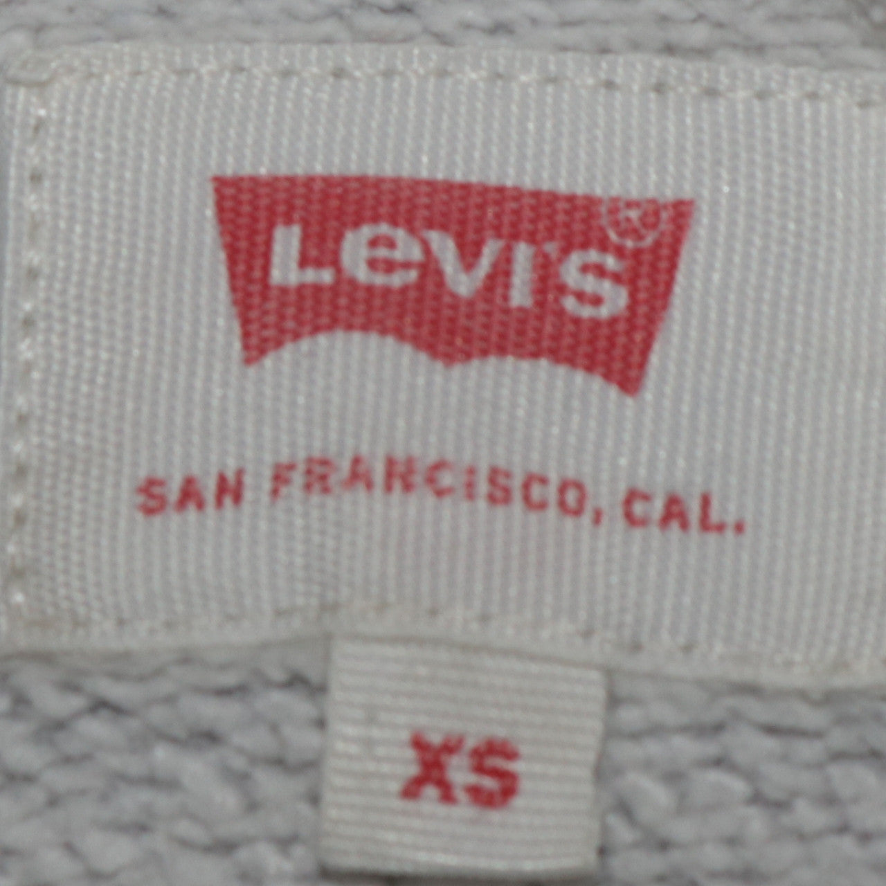 Levi's Men's Grey XS Pullover Hoodie Logo Graphic Sweatshirt