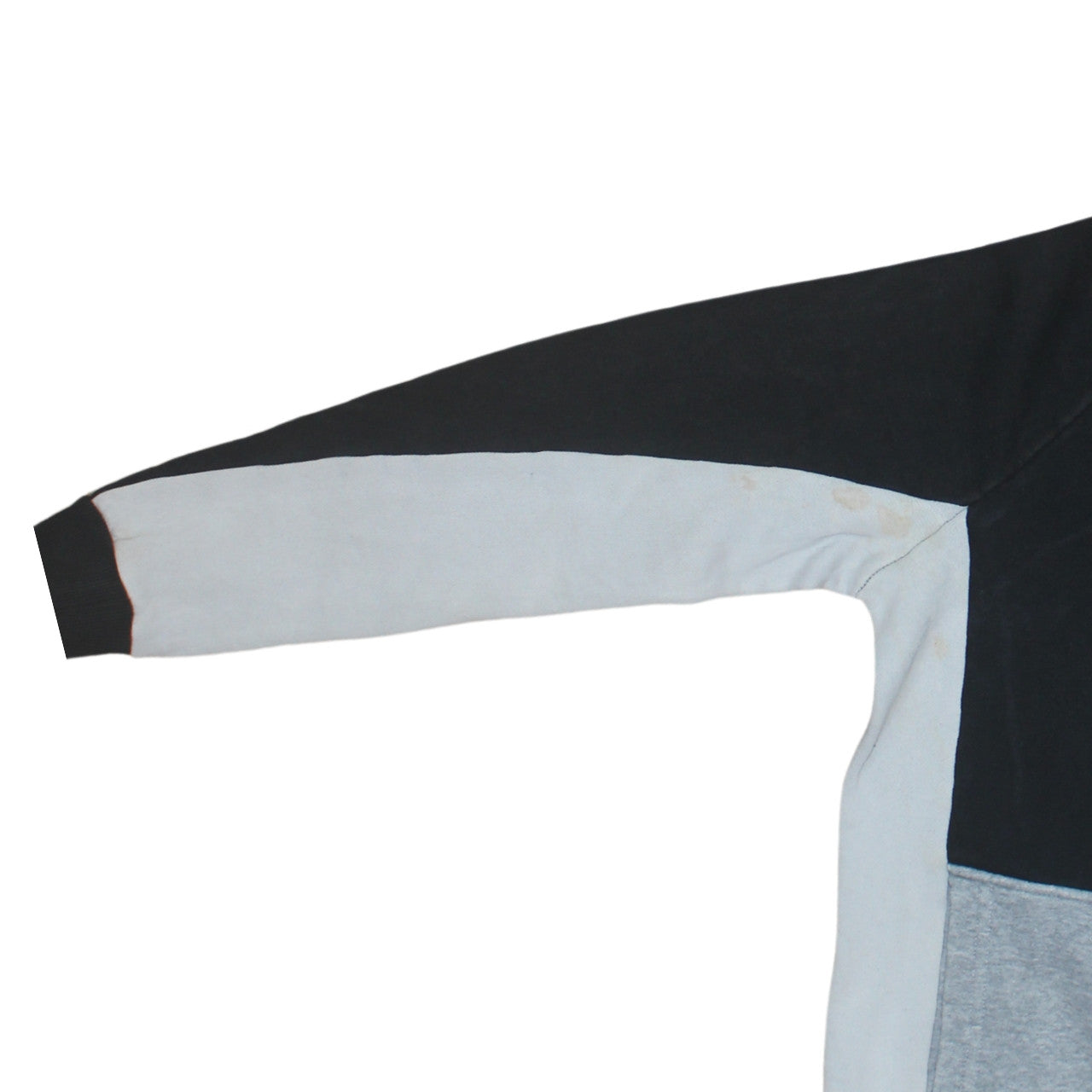 FILA Mens Black Colour Block Crew Neck Sweatshirt Size S