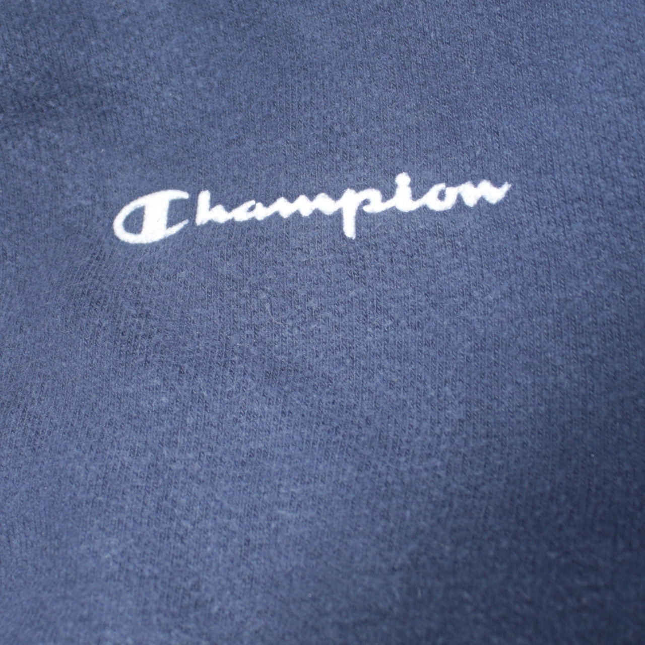 Champion Men’s Blue L Track Jacket Full Zip Fleece Sportswear