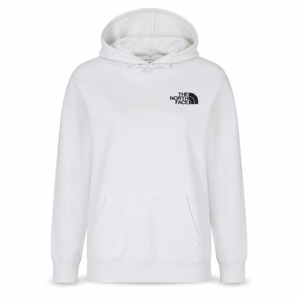 The North Face Women's White Pullover Hoodie M Cotton Blend