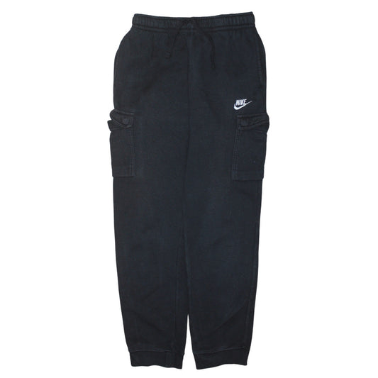 Nike Boys Black XL Jogger Activewear Trousers Fleece Pockets Drawstring