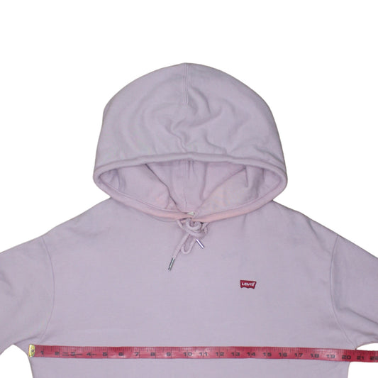 Levi's Men's Pink XS Pullover Hoodie with Logo