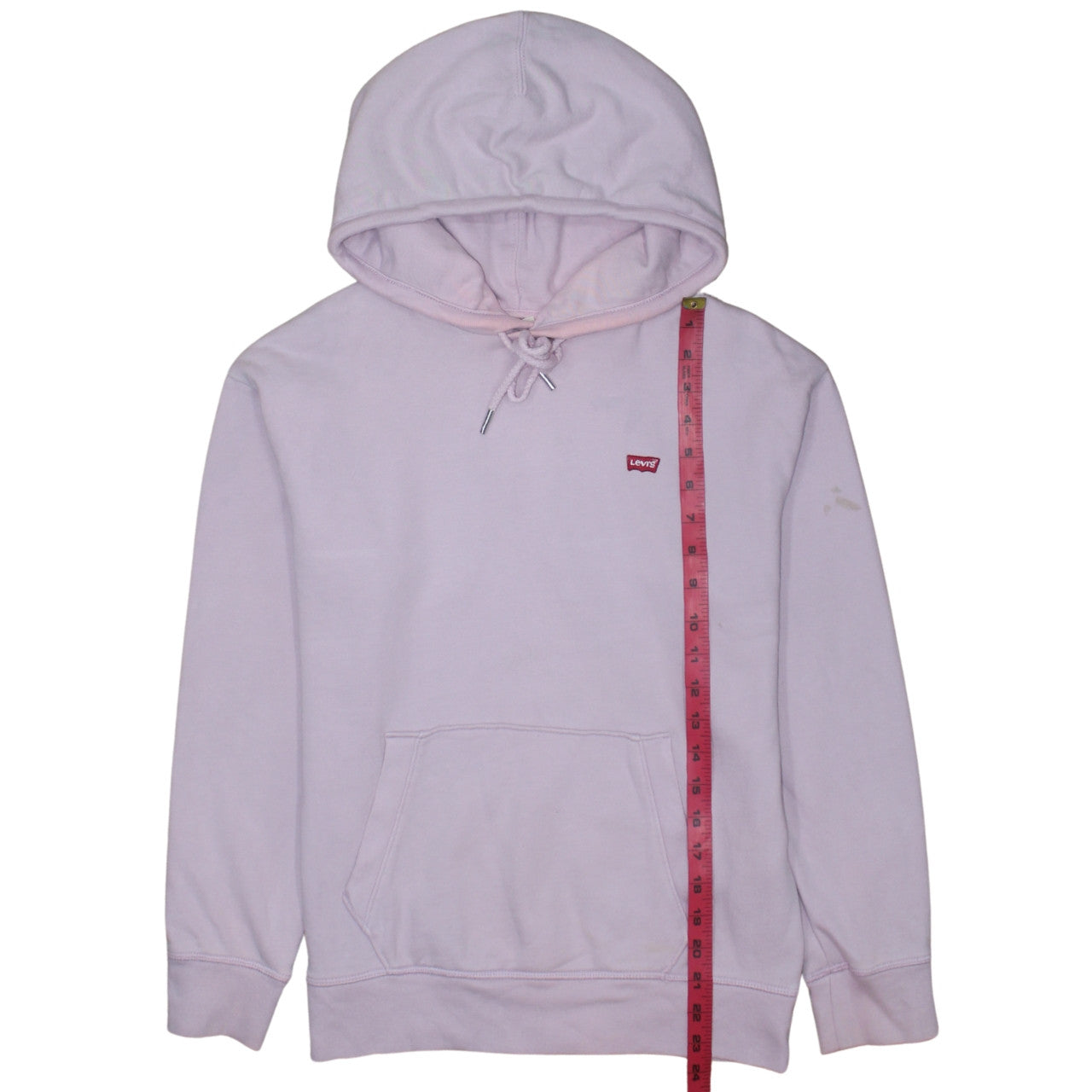 Levi's Men's Pink XS Pullover Hoodie with Logo