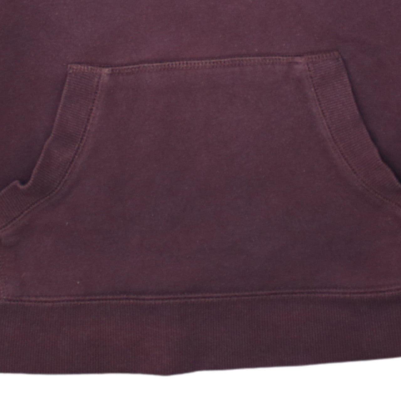 Diesel Womens Burgundy Pullover Hoodie M Classic Cotton Blend