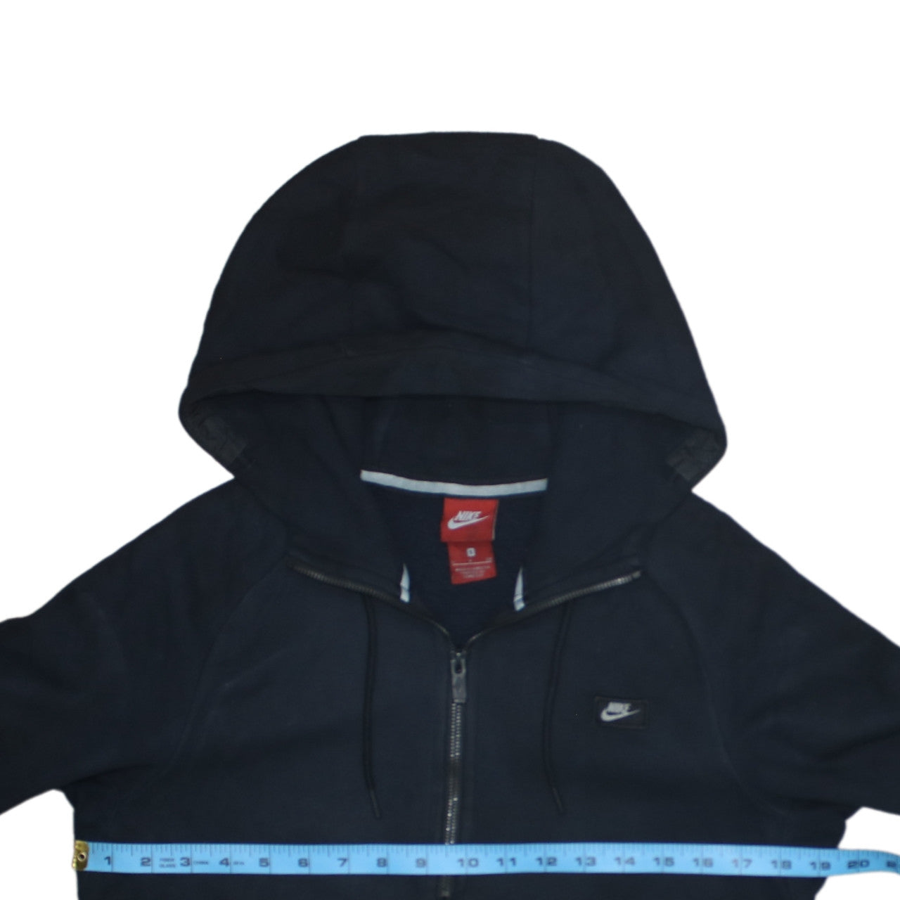 Nike Men's Black Small 1/2 Zip Hooded Fleece Sweatshirt
