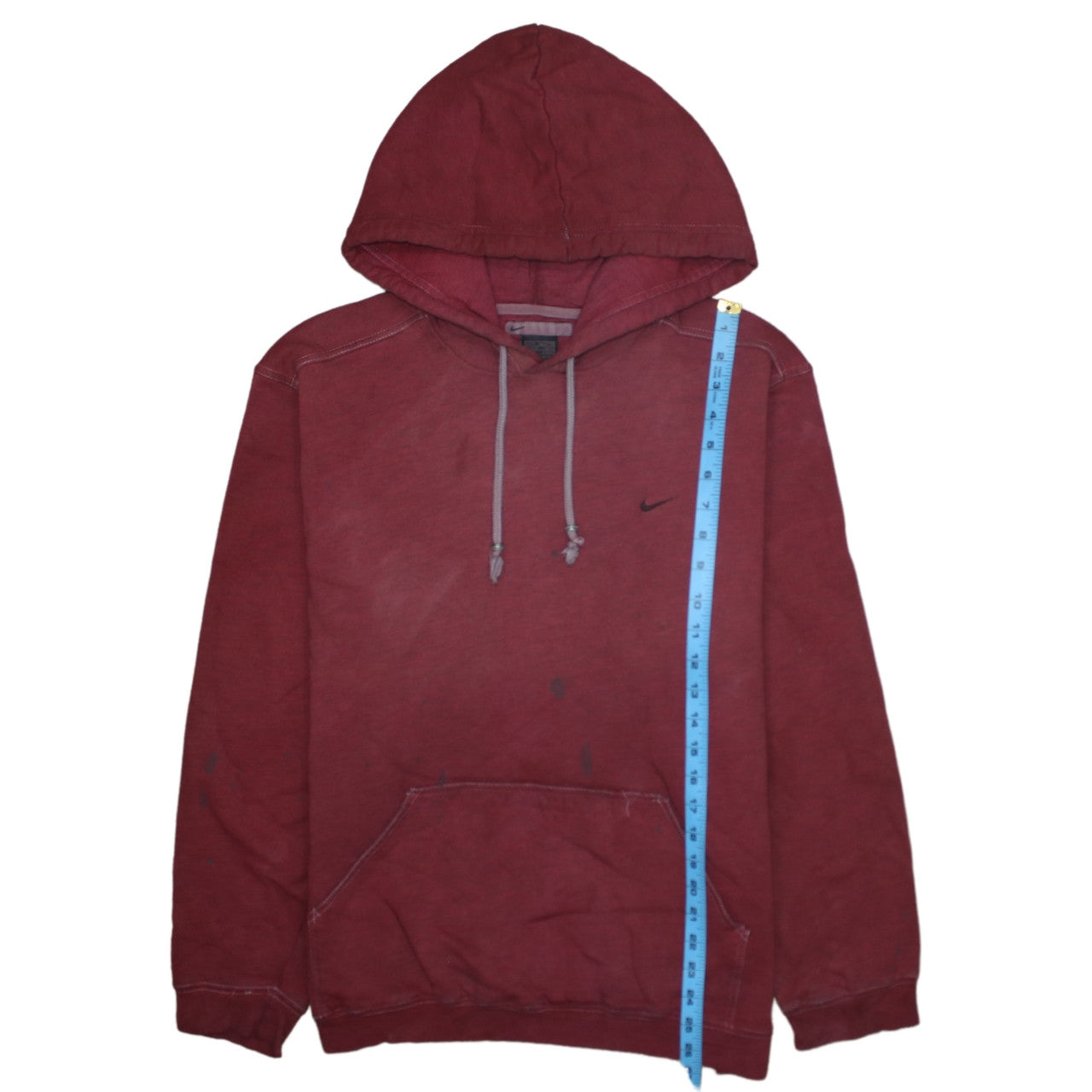 Nike Men's Red Pullover Hoodie Size M Regular Fit Sportswear