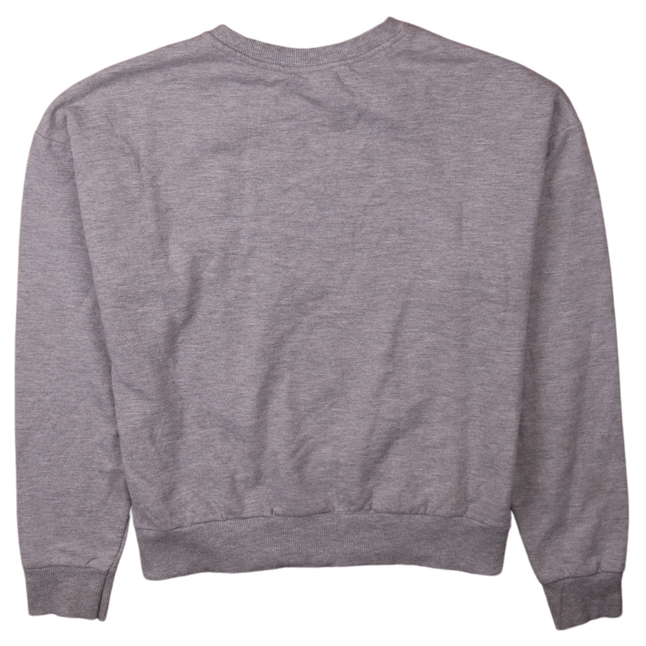 Disney Women’s Grey Stitch Sweatshirt XS Pullover Crew Neck