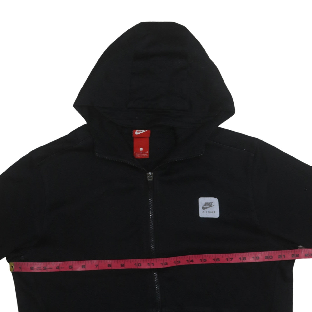 Nike Air Max Men's Black Full Zip Hoodie Size L