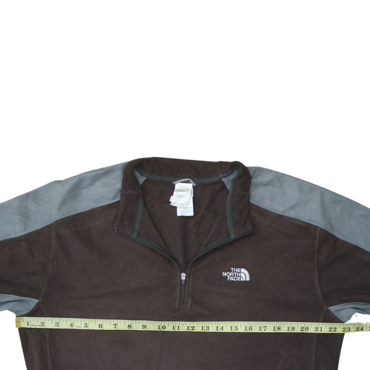 The North Face Men’s Brown Fleece 1/4 Zip Pullover Sweatshirt M