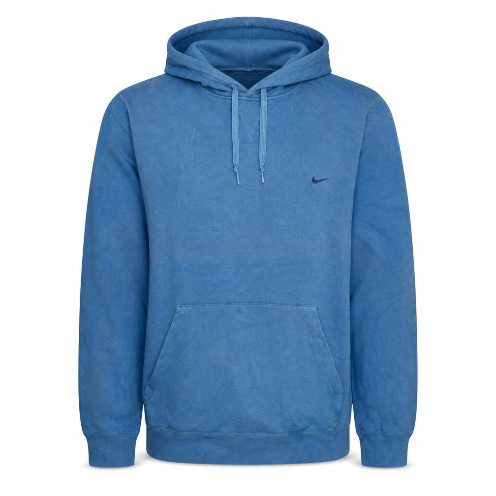 Nike Men's Blue Pullover Hoodie Medium Regular Fit Sportswear
