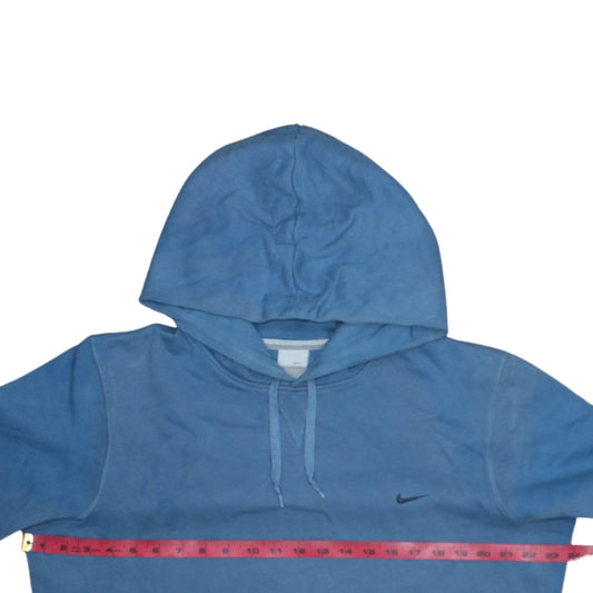 Nike Men's Blue Pullover Hoodie Medium Regular Fit Sportswear