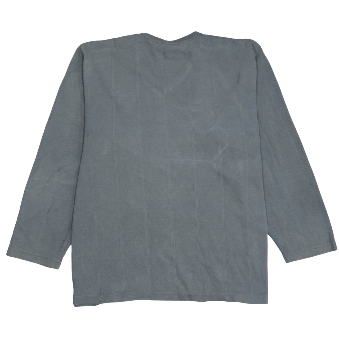 Adidas Men's Grey V-Neck Long Sleeve Pullover Sweatshirt M