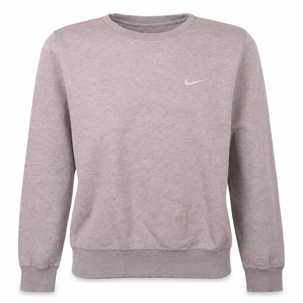 Nike Men's Grey Crew Neck Pullover Sweatshirt Size M