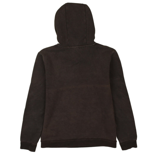 Adidas Boys Black Pullover Hoodie 14 Years Fleece Regular Fit