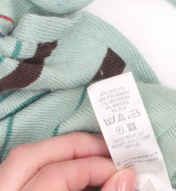 Marks and Spencer Women Green Medium Pullover Jumper