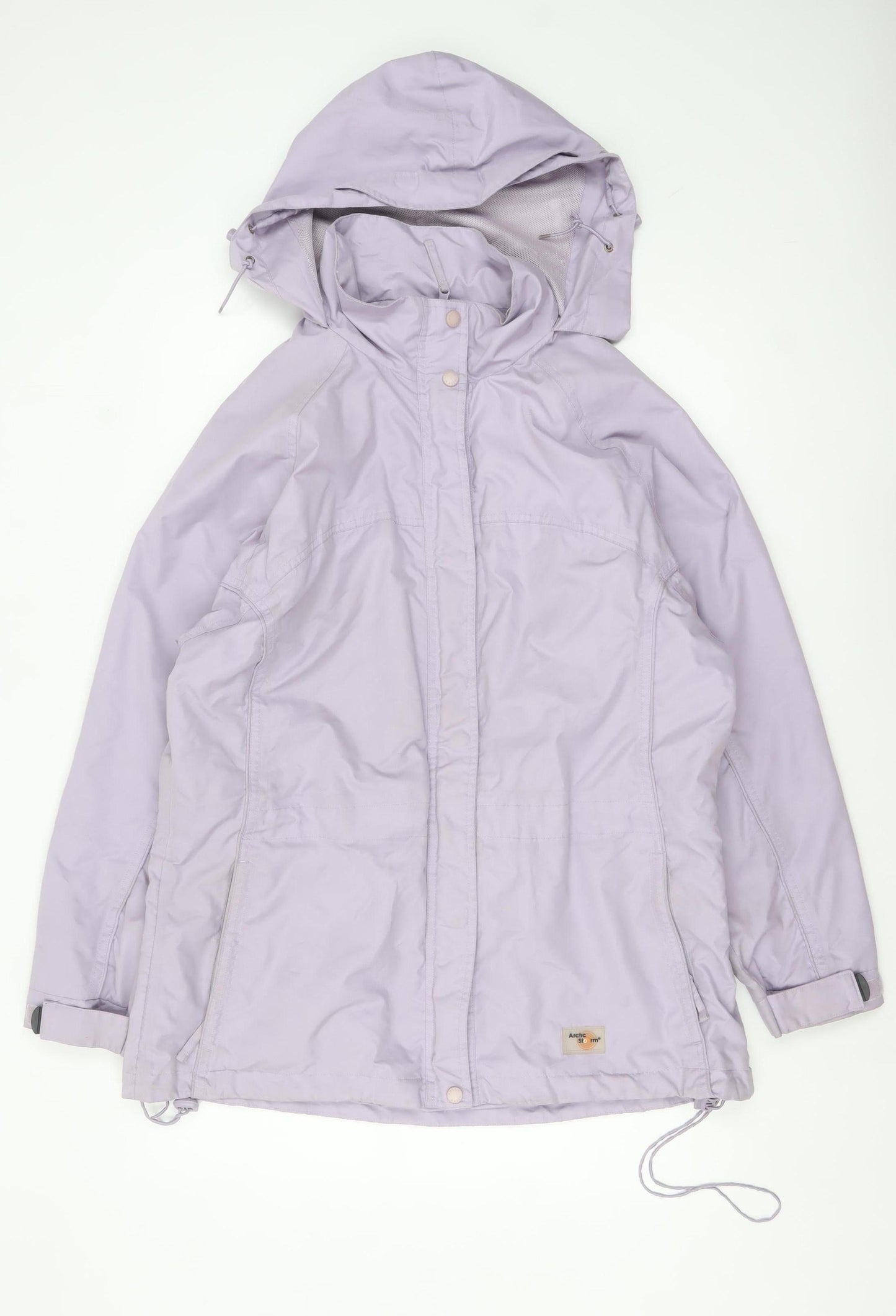 Arctic Storm Women’s Purple Waterproof Hooded Rain Jacket L