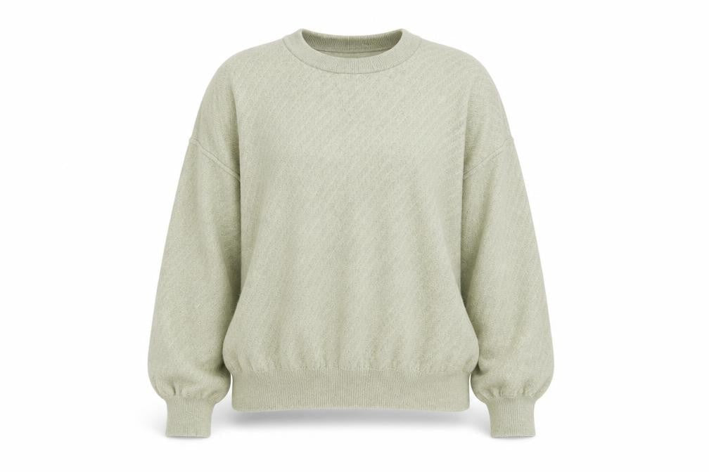 Maselli Womens Green Wool Blend Pullover Jumper Size 20