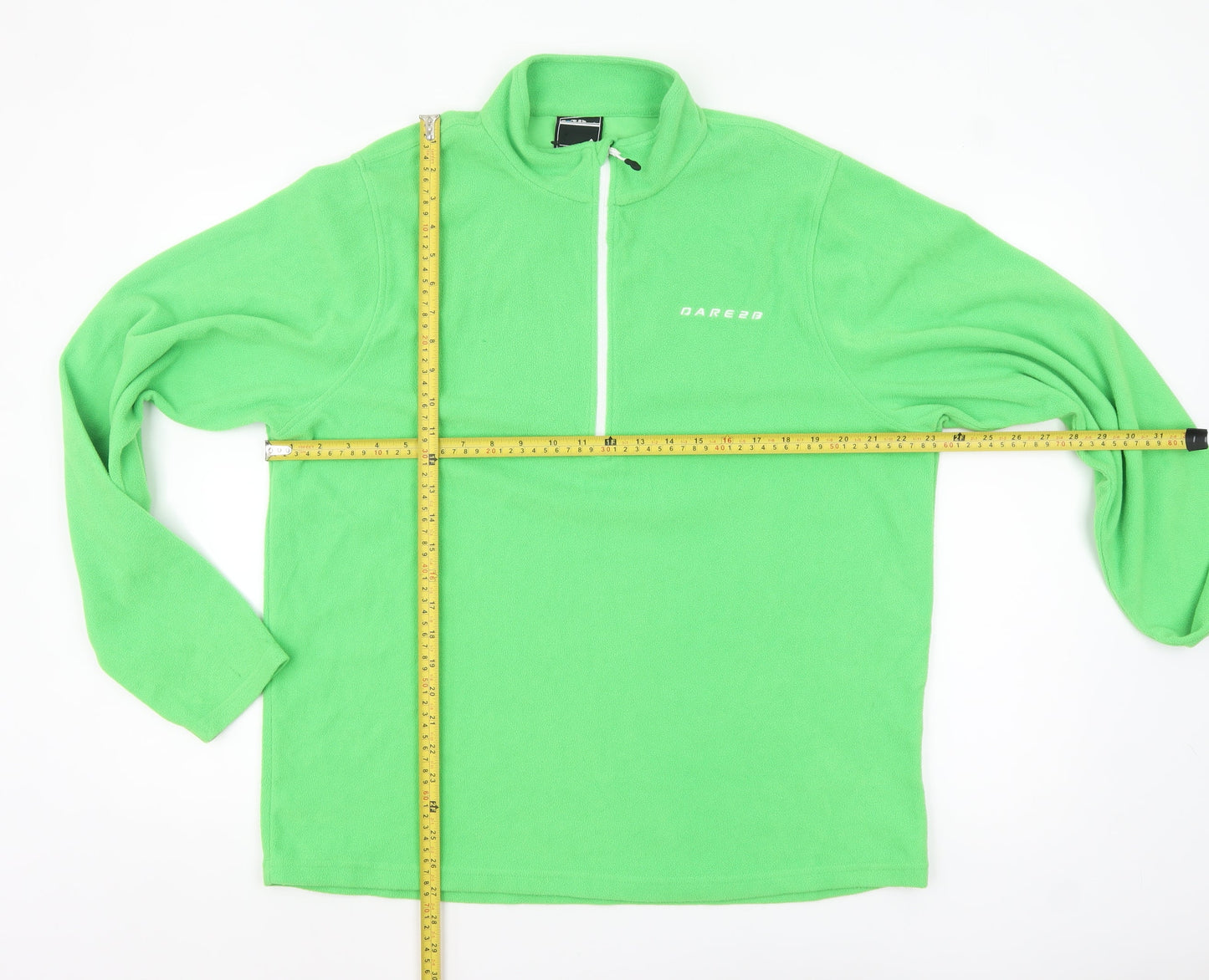 Dare 2b Men's Green XL Fleece 1/4 Zip Pullover Sweatshirt
