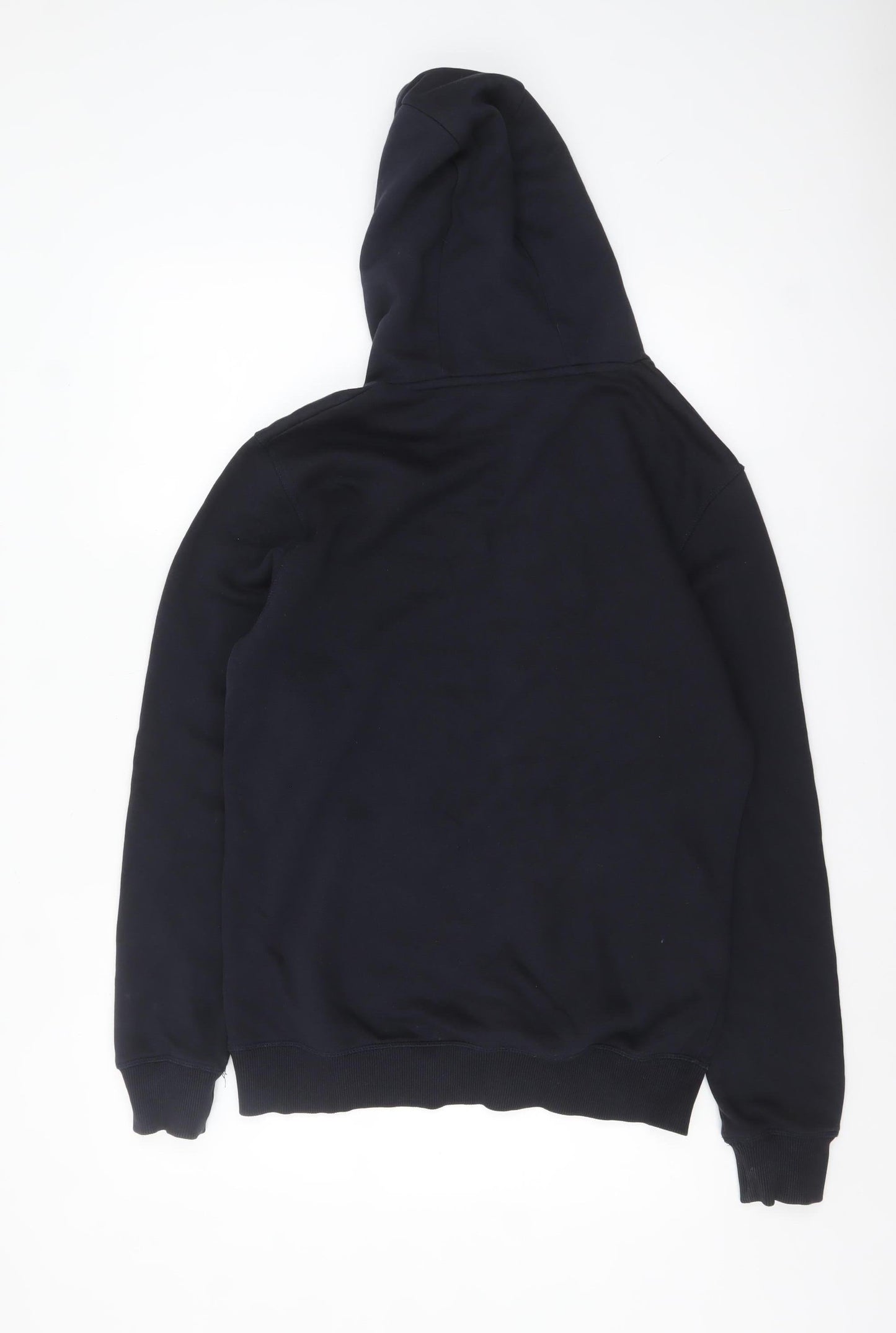 F&F Men's Black Pullover Hoodie Size S Regular Fit Cotton Blend