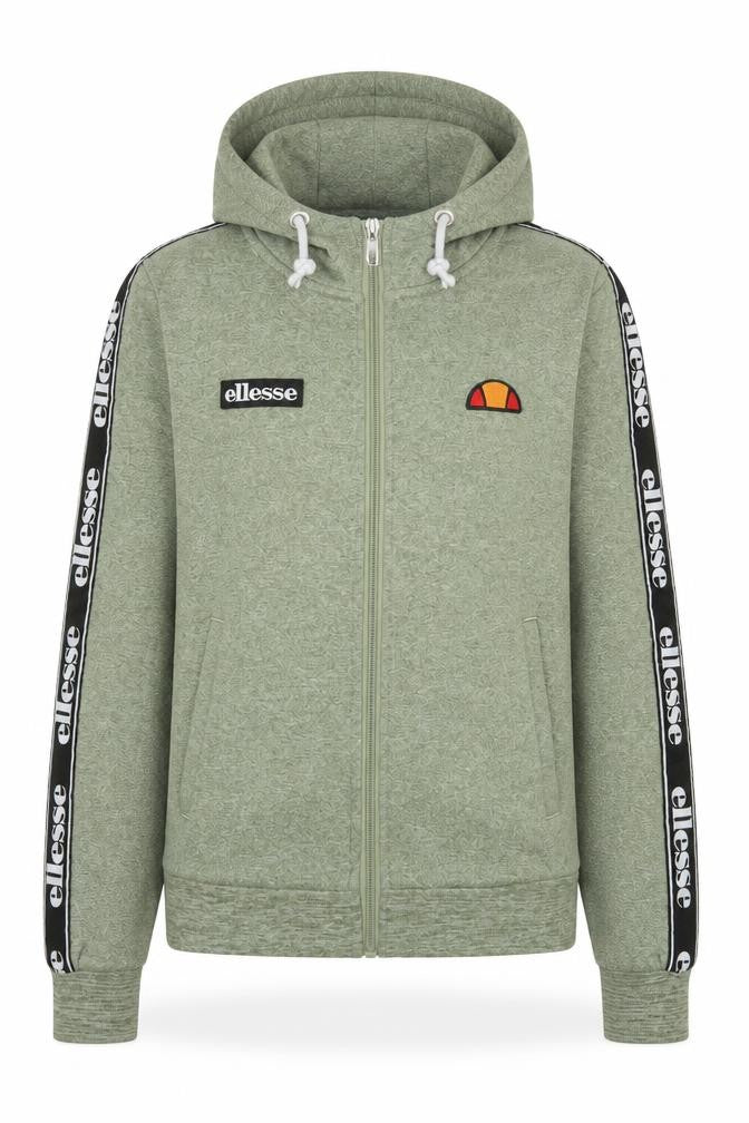 Ellesse Women’s Green Full Zip Logo Hoodie Size 8 Regular Fit