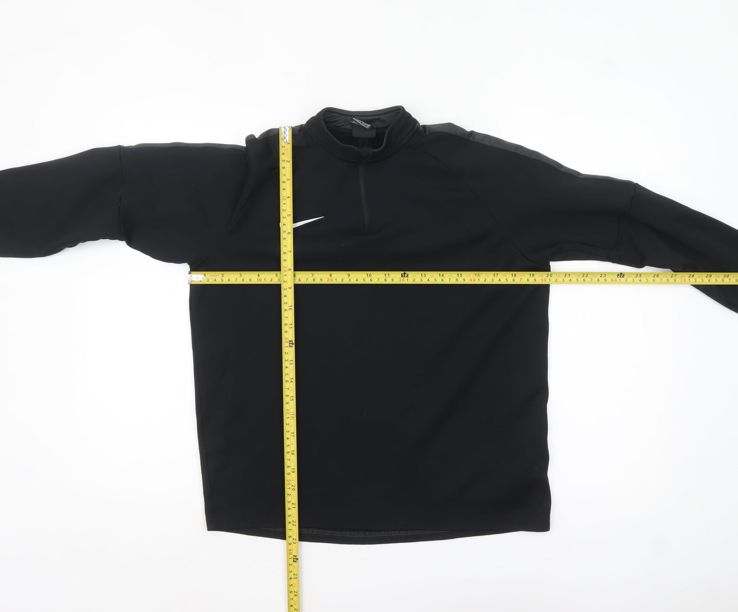 Nike Boys Black Dri-FIT XL Long Sleeve 1/4 Zip Training Top