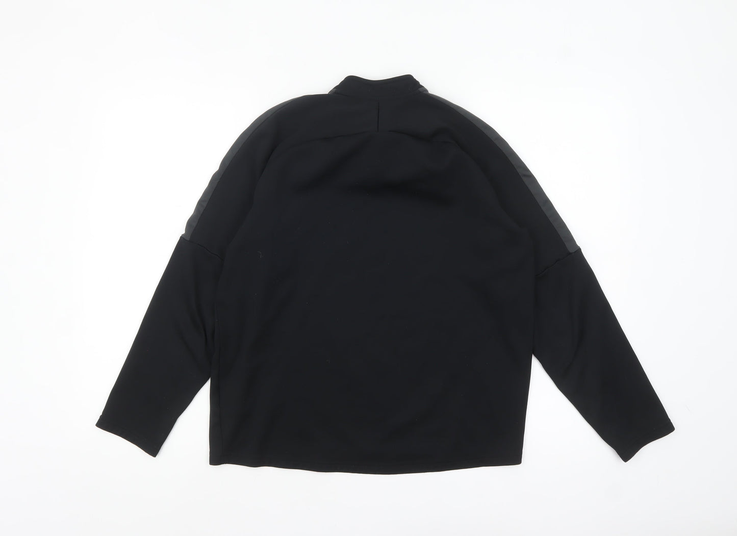 Nike Boys Black Dri-FIT XL Long Sleeve 1/4 Zip Training Top